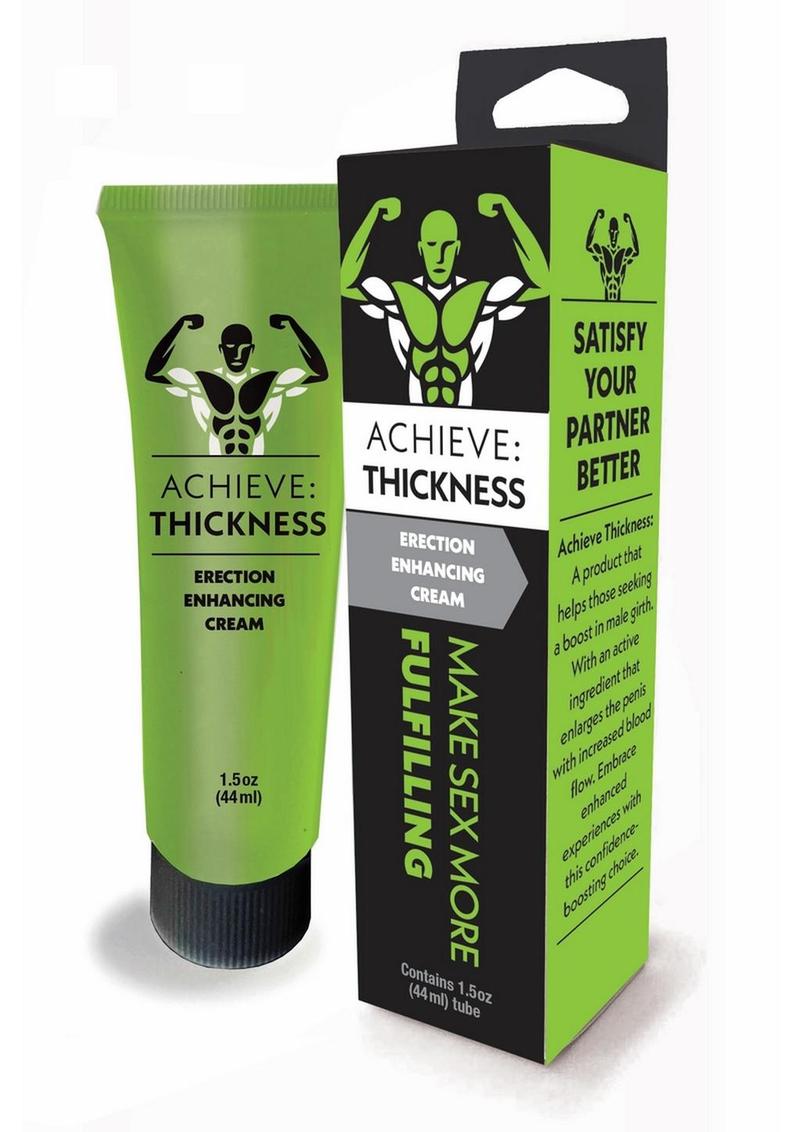Crema para aumentar el grosor y la circunferencia del pene Achieve Thickness, 1.5 oz