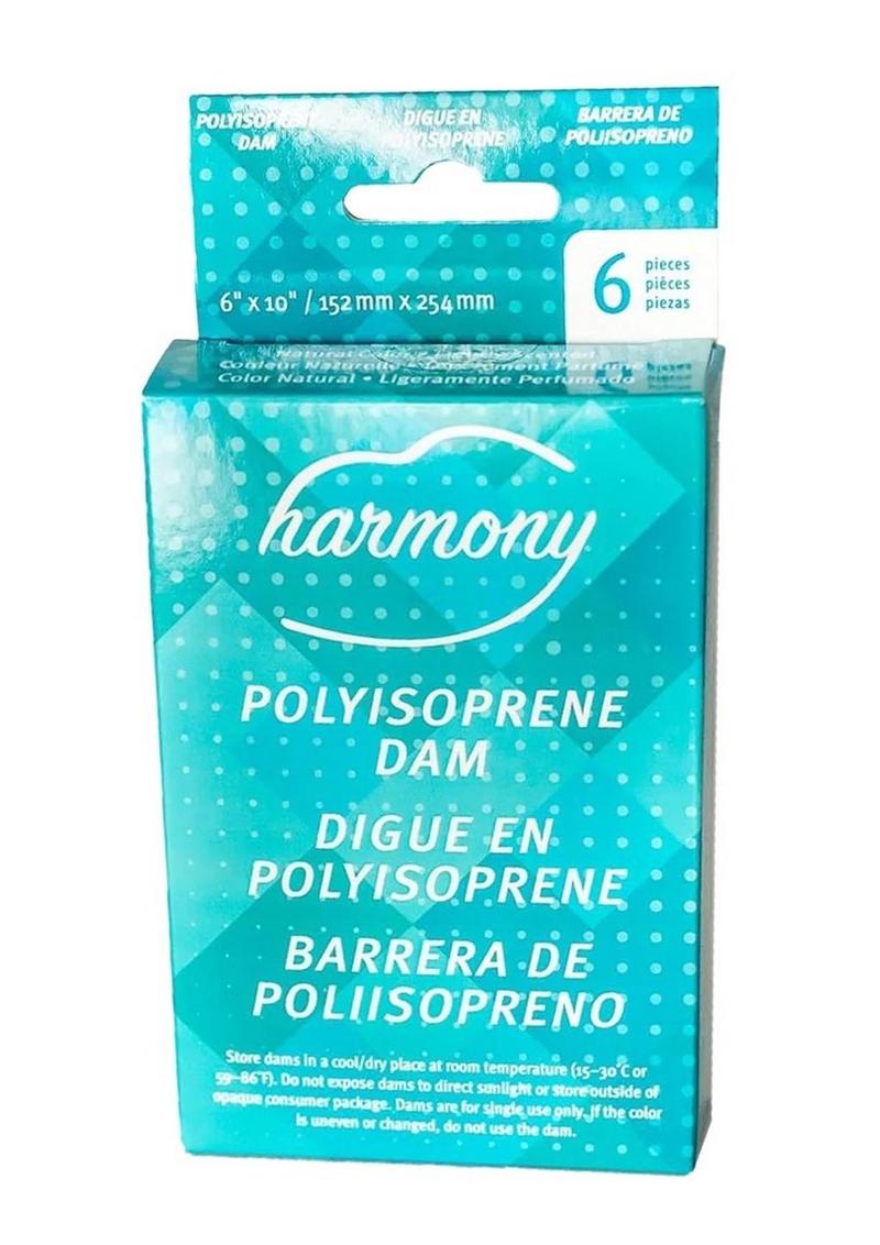 Paquete de 6 presas de poliisopreno Harmony Dams