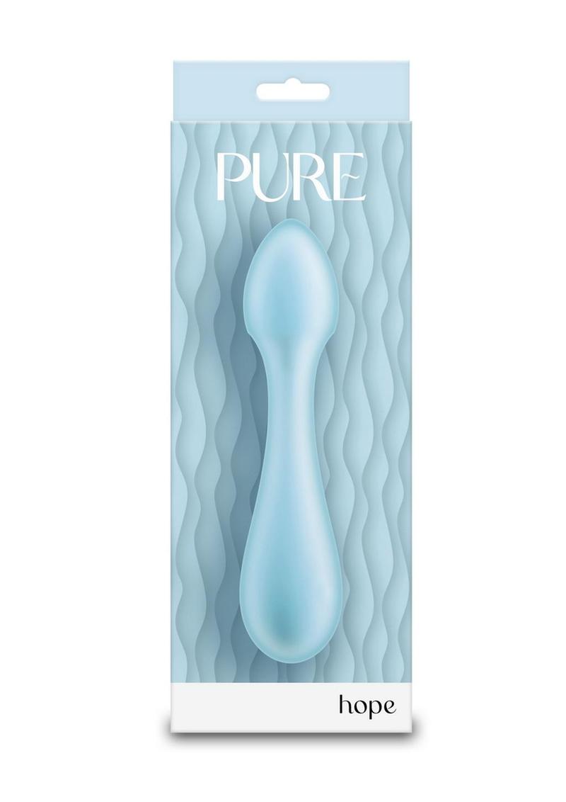 Varita de silicona recargable Pure Hope - Azul