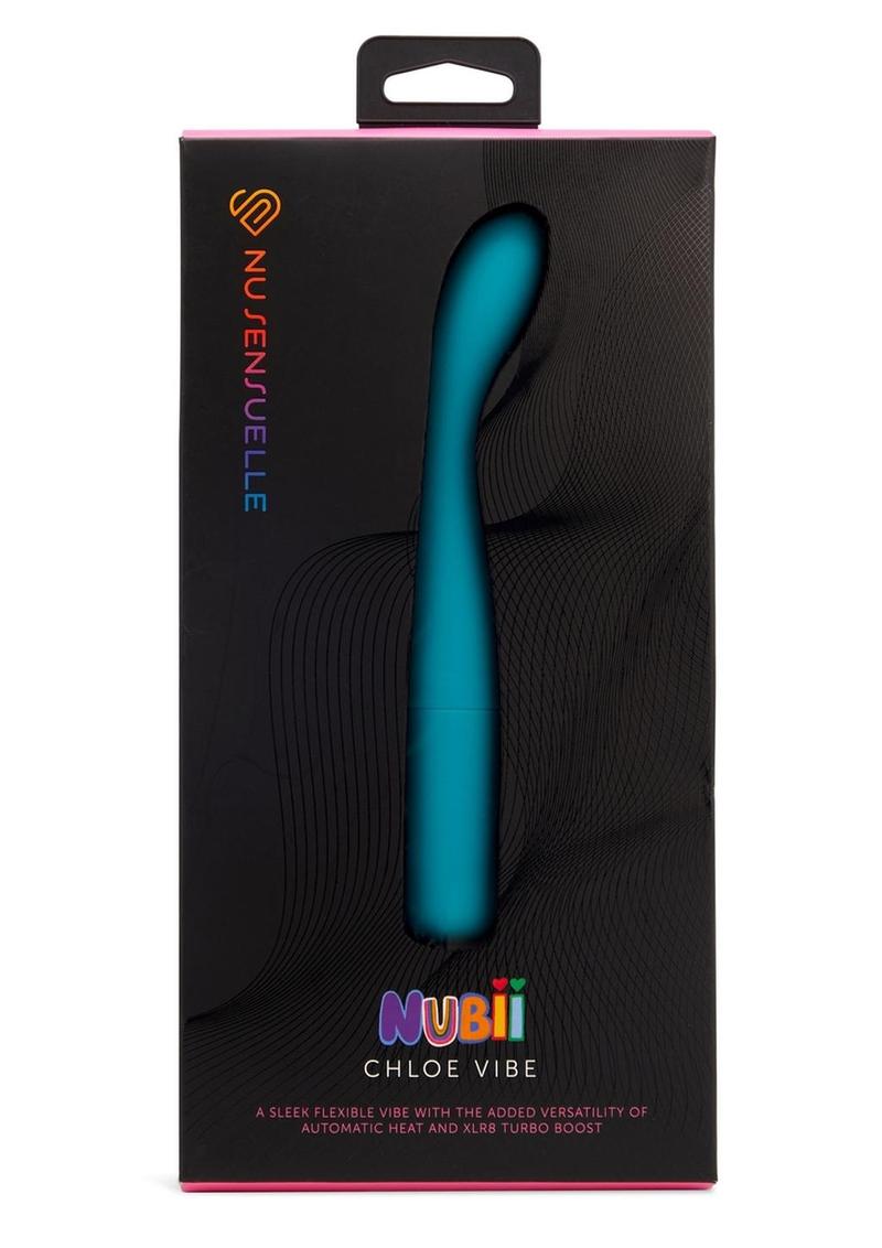 Vibrador de silicona recargable Nu Sensuelle Chloe Nubii - Azul