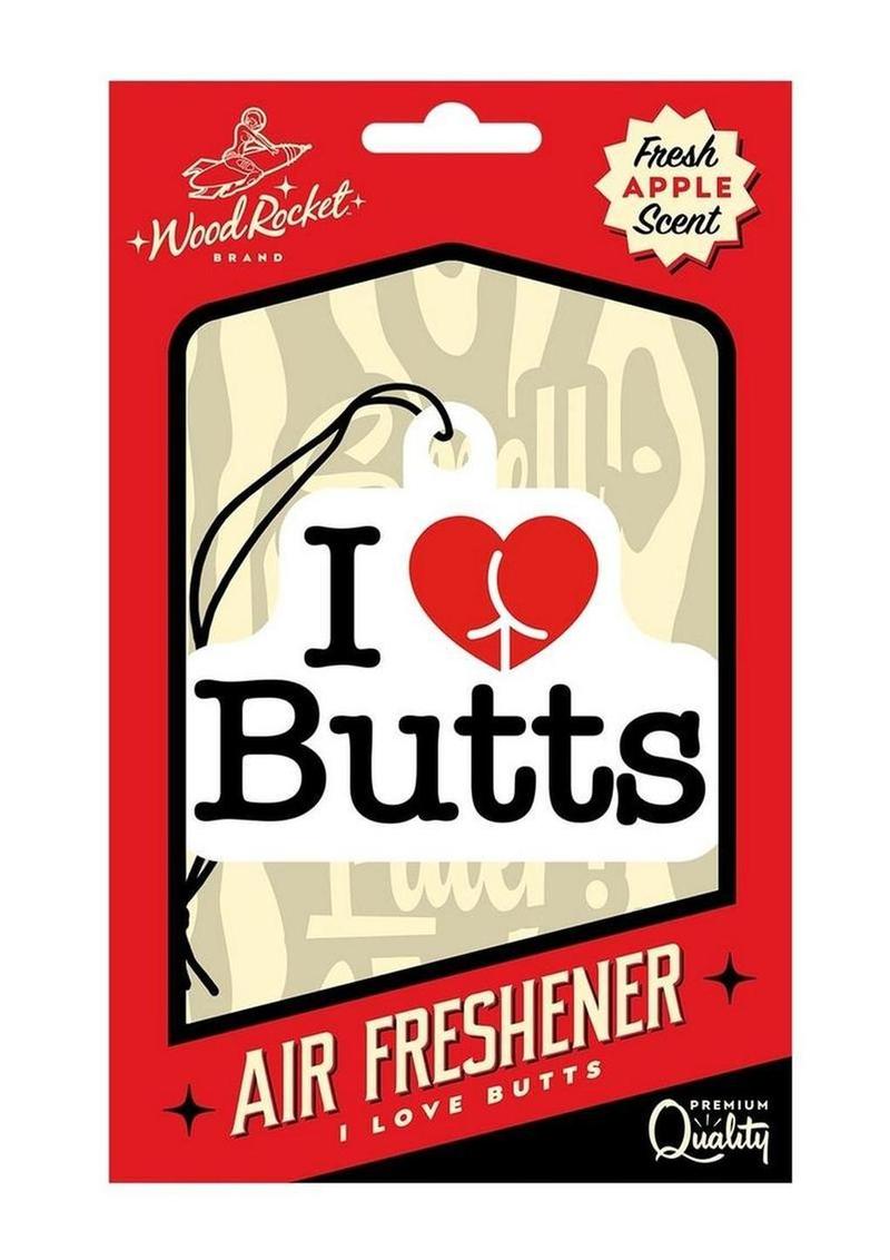 Ambientador "I Love Butts" - Rojo/Blanco/Negro