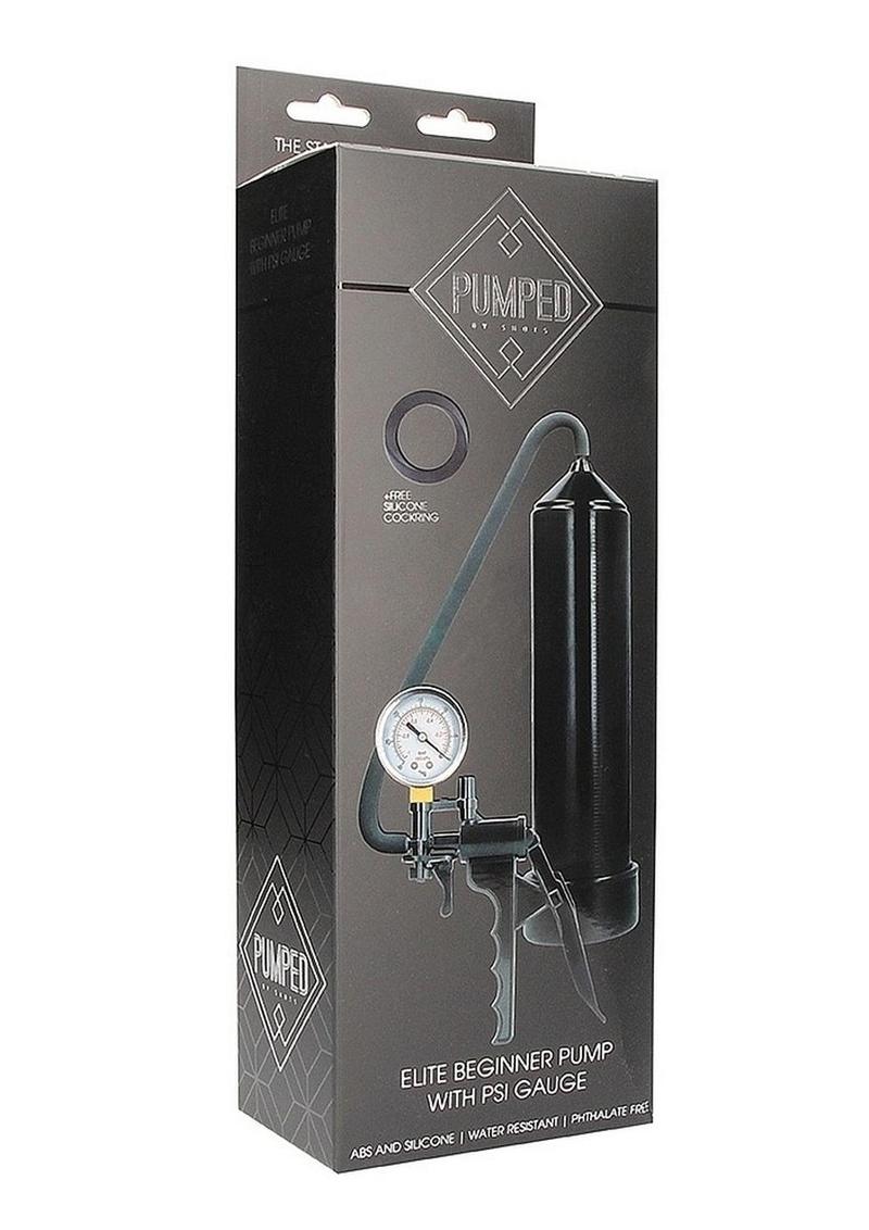 Bomba para principiantes Pumped Lite con indicador de PSI - Negra