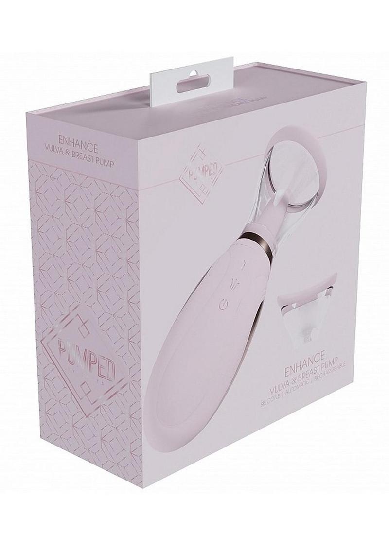 Extractor de leche y vulva automático mejorado de silicona recargable de 13 velocidades - Rosa