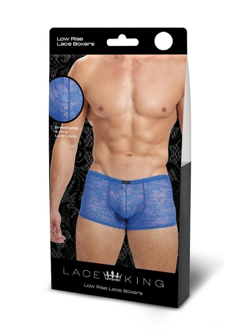 Boxers de encaje Lace King - Grande/Extra grande - Azul