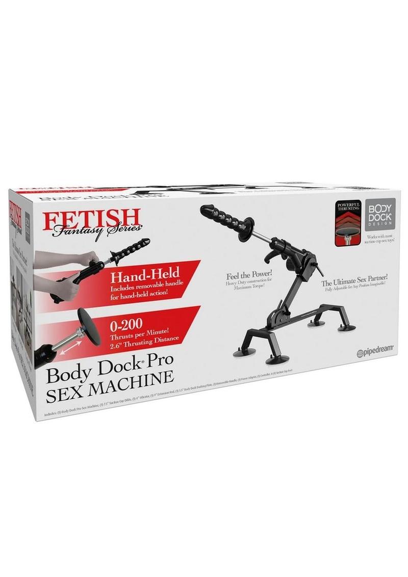Máquina sexual Body Dock Pro de Fetish Fantasy Series - Negra