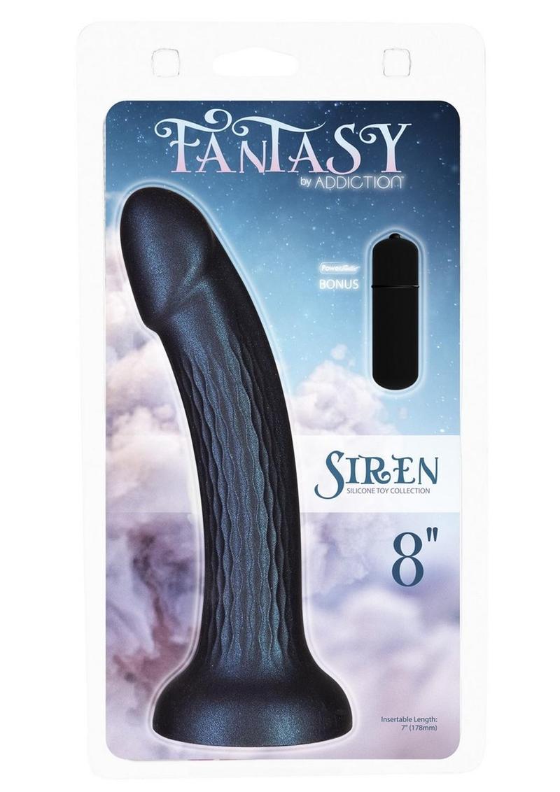 Pene de silicona Siren de Addiction Fantasy Collection de 20 cm - Multicolor