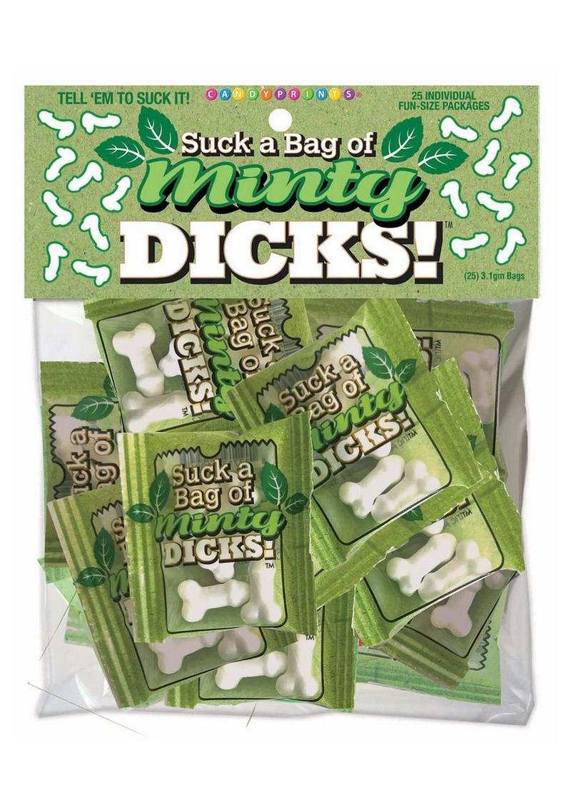 Candyprints Suck A Bag Of Minty Dicks (25 paquetes por bolsa)