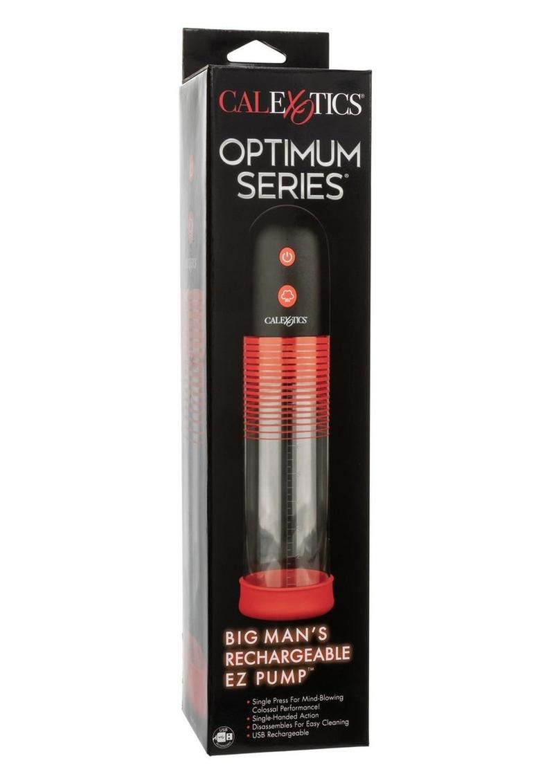 Bomba recargable EZ Optimum Series Big Man's - Rojo/Negro