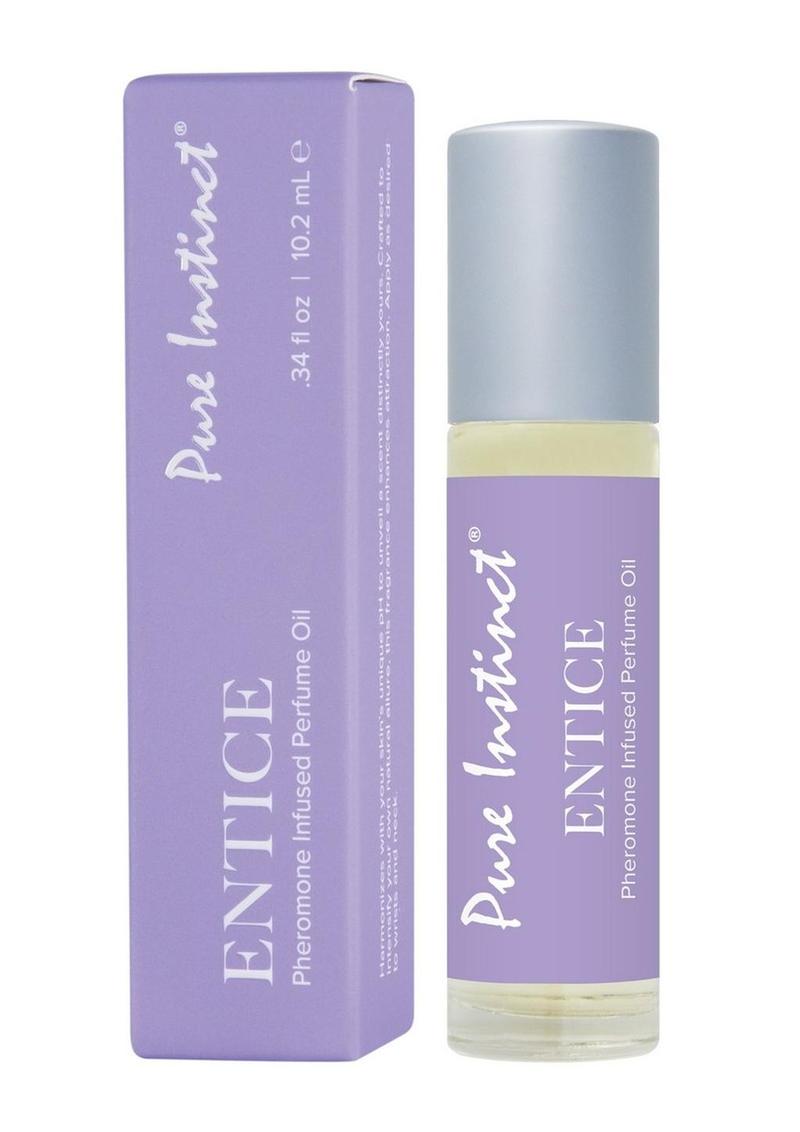 Aceite aromático roll-on con feromonas Pure Instinct - Entice - 10,2 ml/0,34 oz