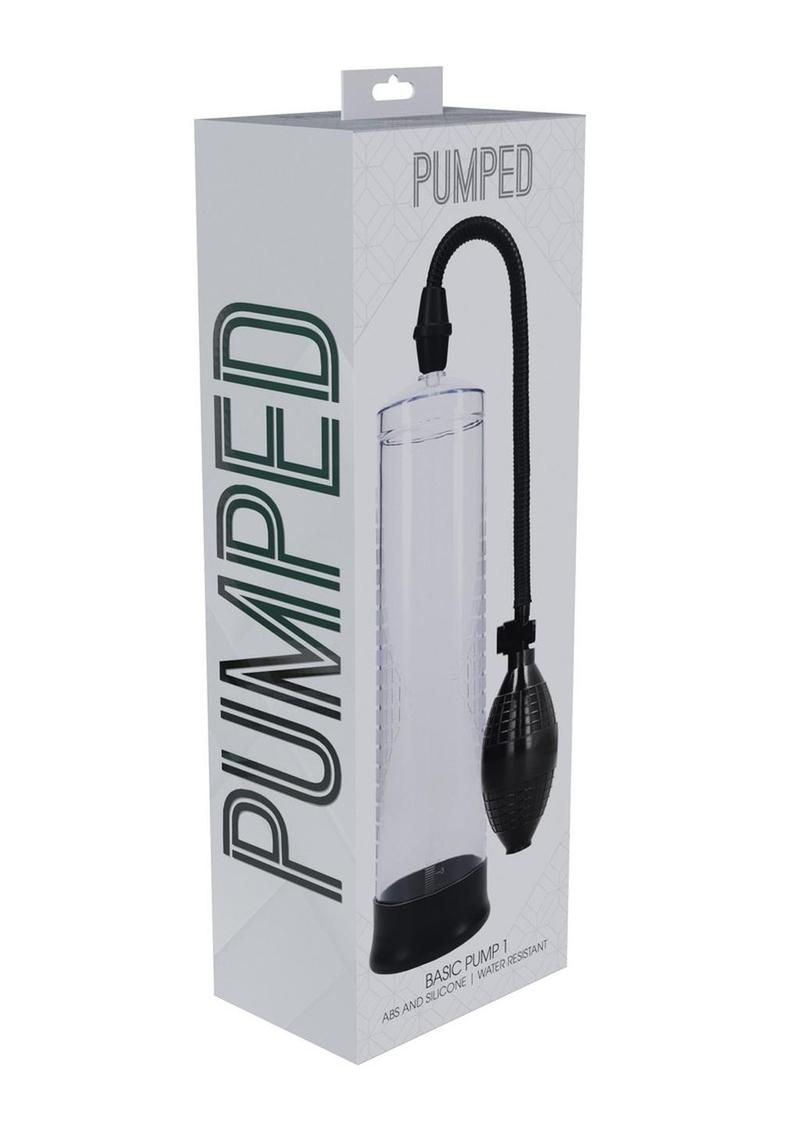 Bomba de pene de silicona resistente al agua Pumped Basic Pump 1 - Transparente