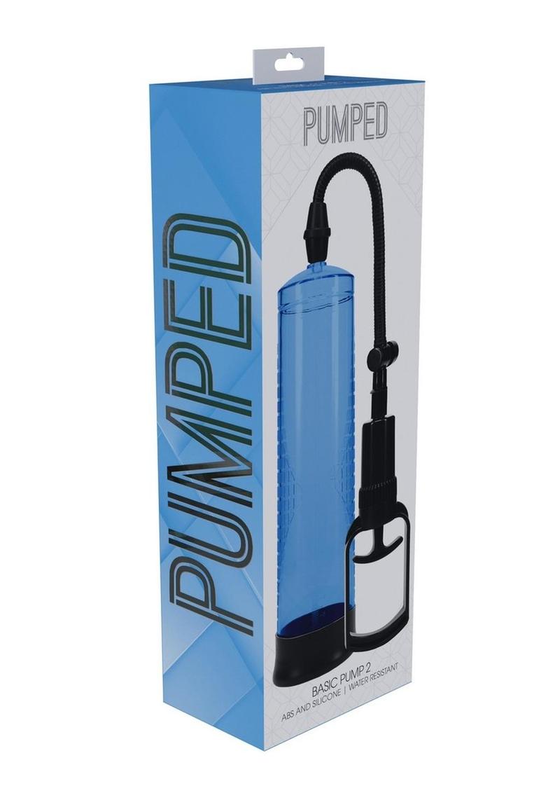 Bomba de pene de silicona resistente al agua Pumped Basic Pump 2 - Azul