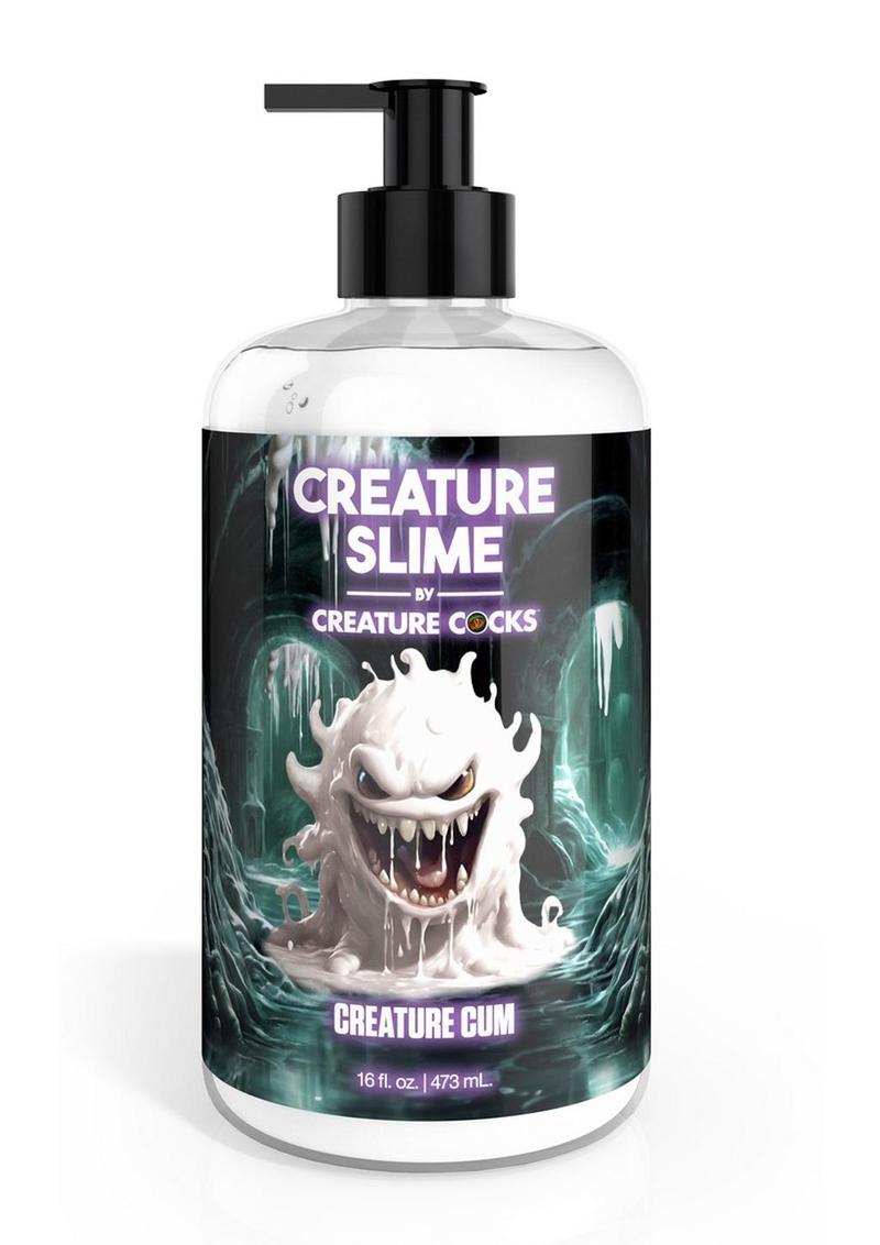 Lubricante a base de agua Creature Slime Creature Cum Jizz sin perfume, 16 oz