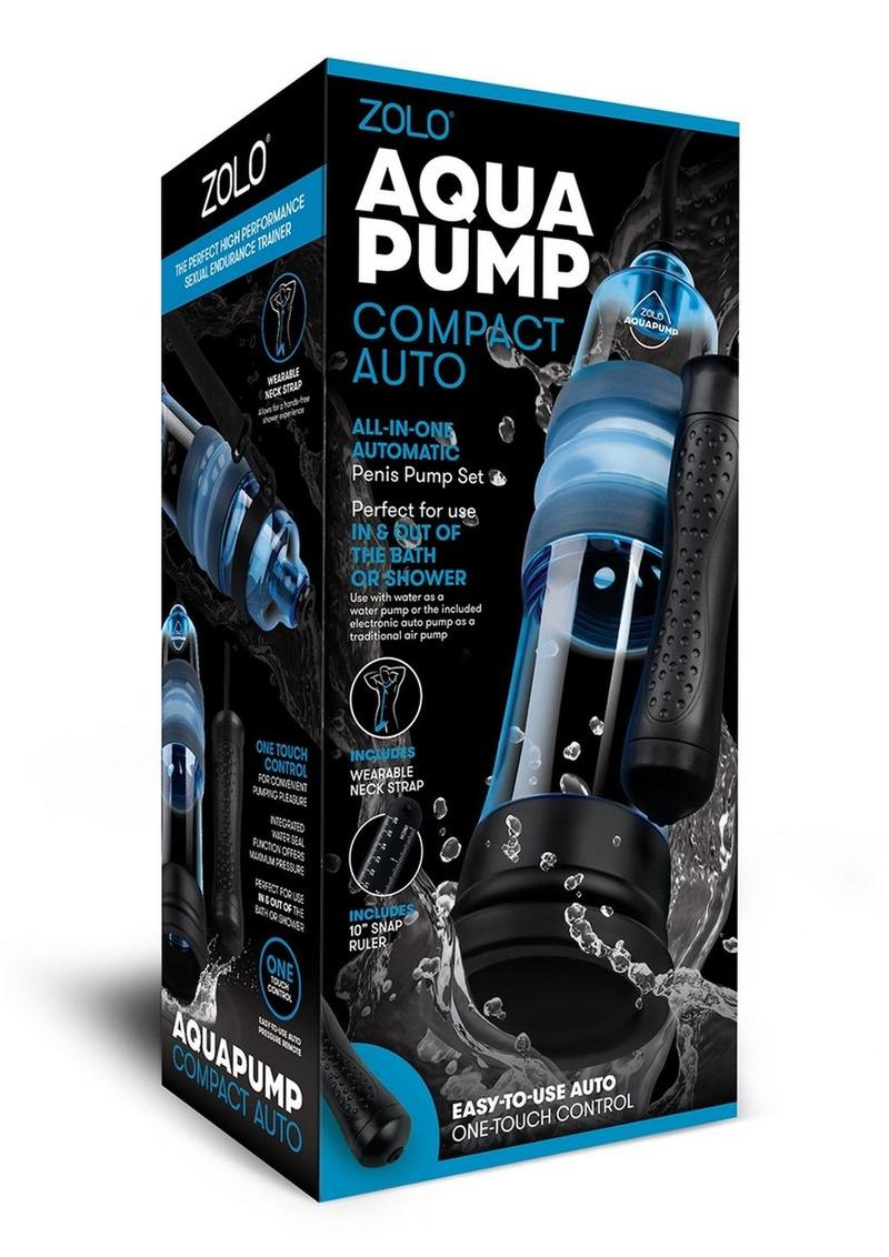 Bomba de pene automática compacta Zolo Aquapump - Negro/Azul