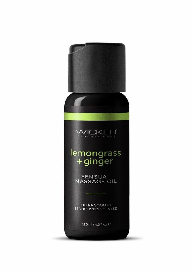Aceite de masaje Wicked Sensual de 113 ml - Limoncillo y jengibre