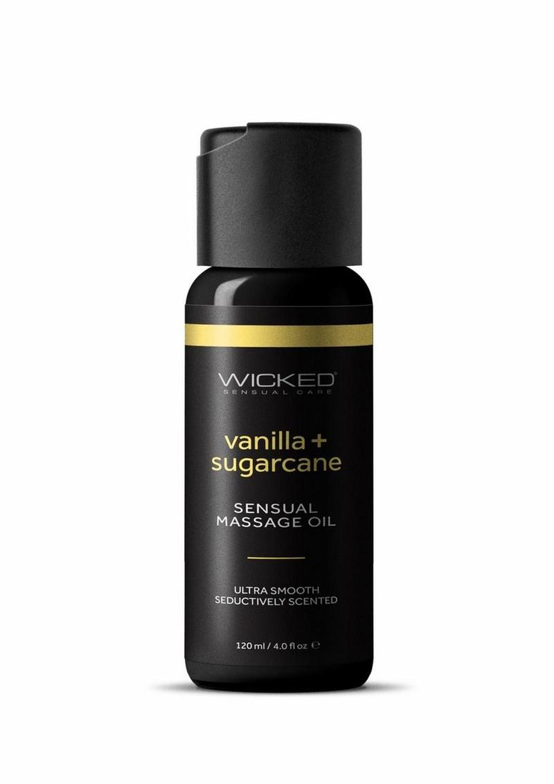 Aceite de masaje Wicked Sensual de 113 ml - Vainilla y caña de azúcar