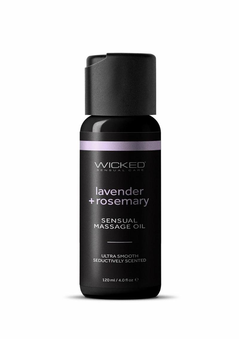 Aceite de masaje Wicked Sensual 4oz - Lavanda y Romero