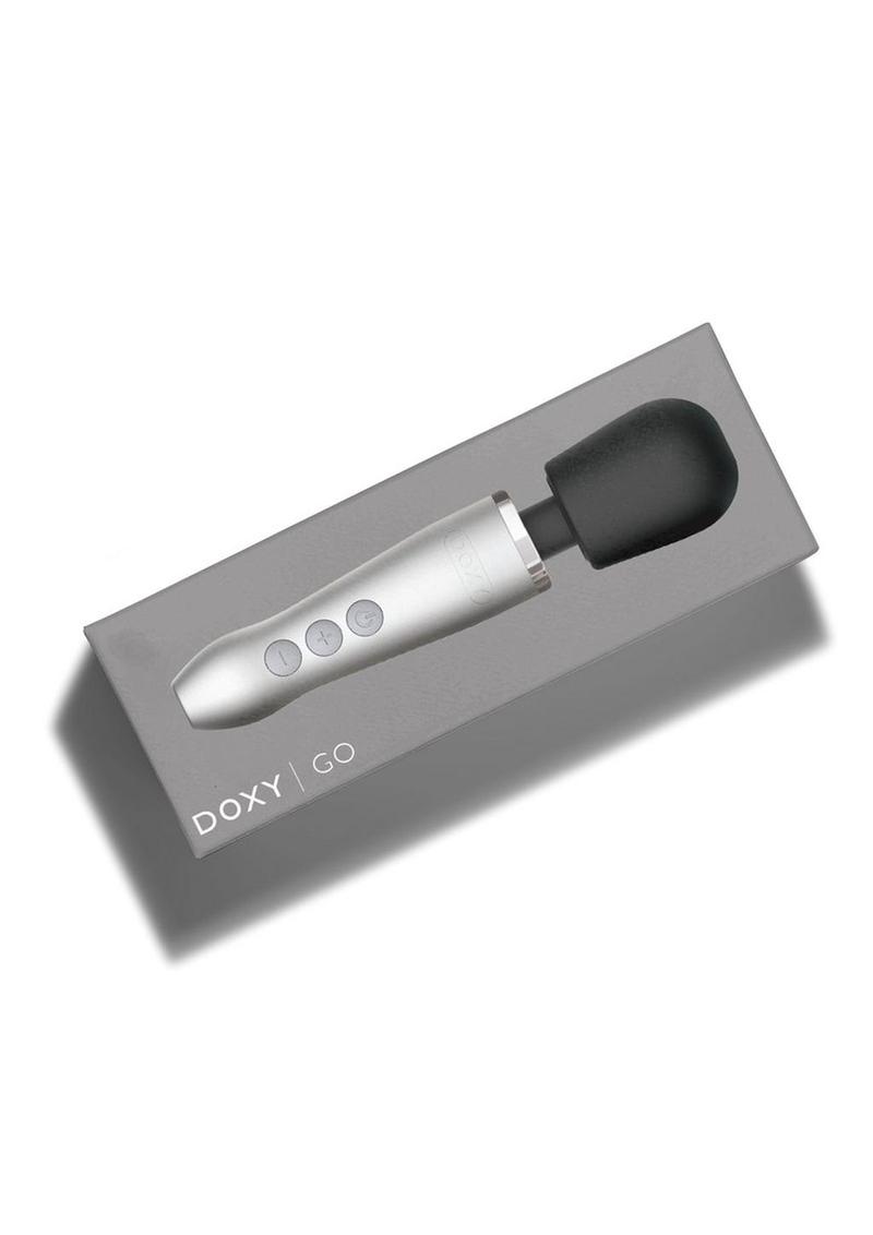 Varita corporal recargable Doxy Go - Metal cepillado
