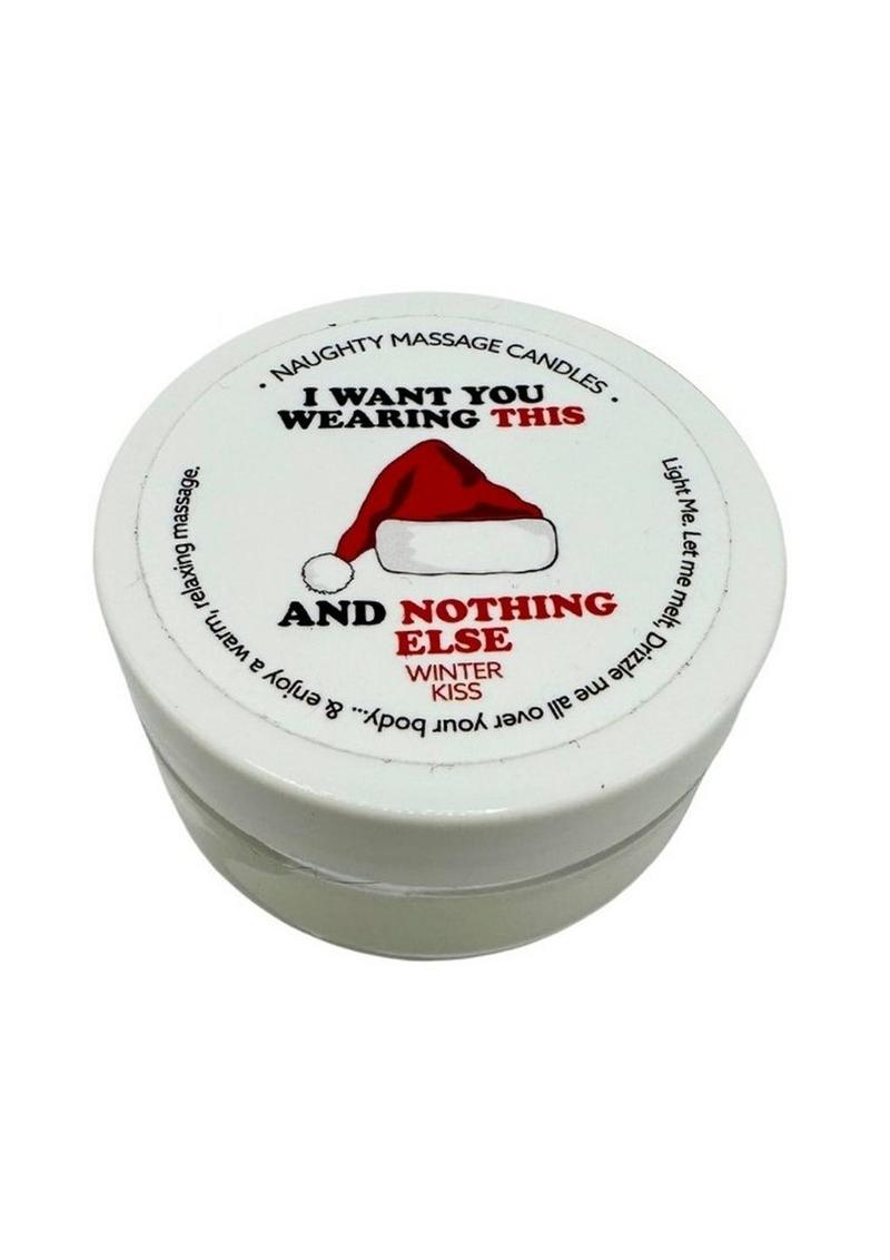 Mini vela de masaje Kama Sutra Holiday de 1 oz - Te deseo - Especias de invierno