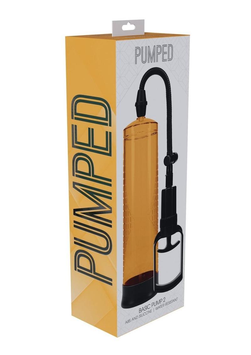 Bomba de pene de silicona resistente al agua Pumped Basic Pump 2 - Naranja
