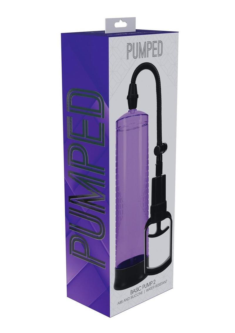 Bomba de pene de silicona resistente al agua Pumped Basic Pump 2 - Morado