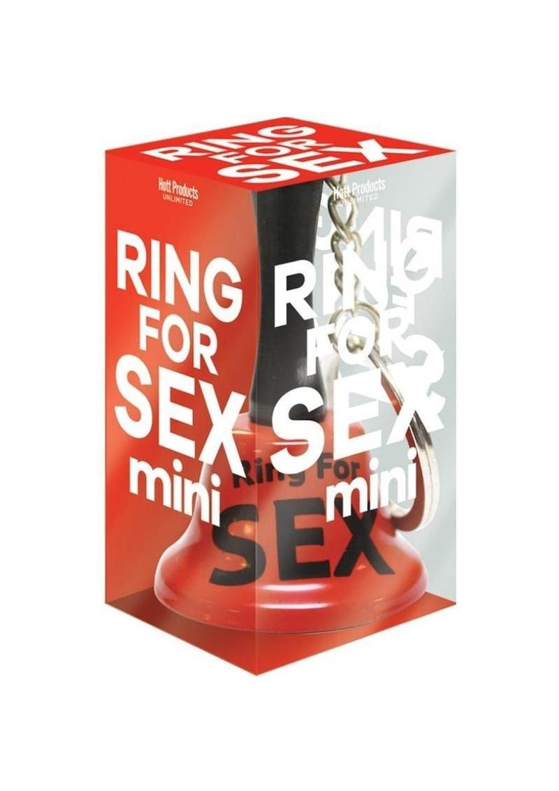 Mini campana para sexo - Rojo/Negro