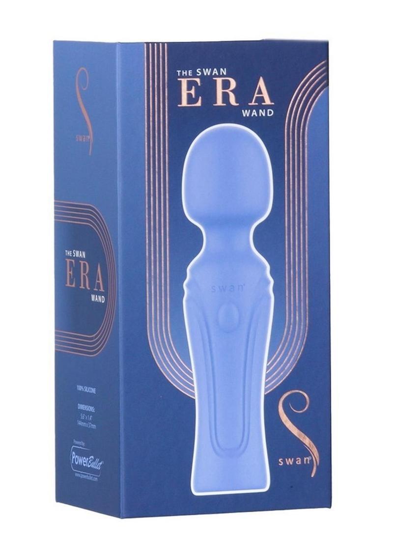 Vibrador de silicona recargable Swan Mini Wand - Morado