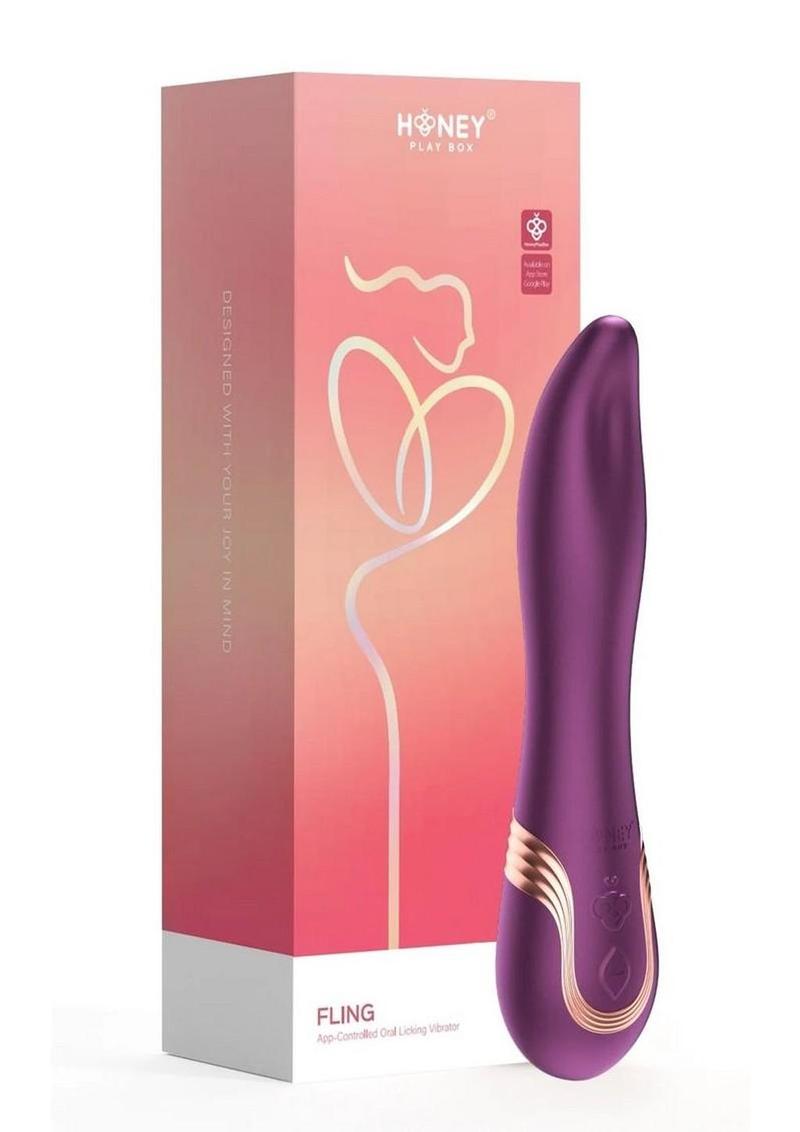 Vibrador de silicona recargable para lamer y lamer, con efecto lengua, morado y dorado