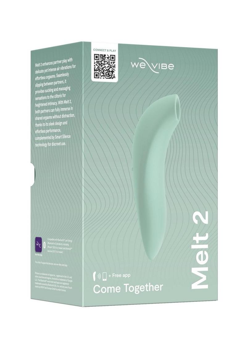 Vibrador de silicona recargable para parejas We-Vibe Melt 2 - Salvia