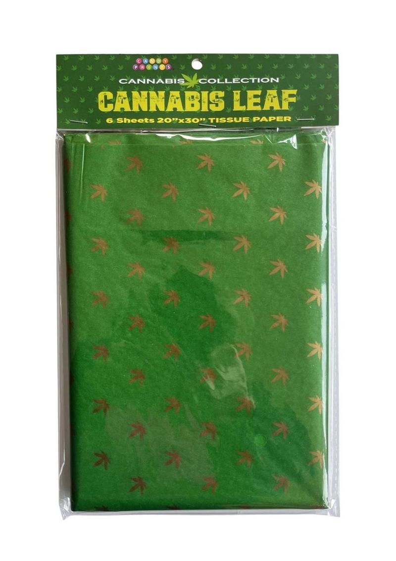 Papel de seda con hojas de cannabis
