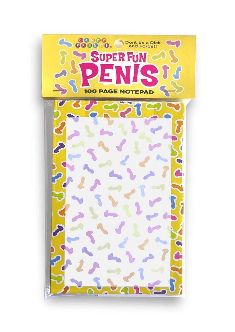 Bloc de notas de pene súper divertido