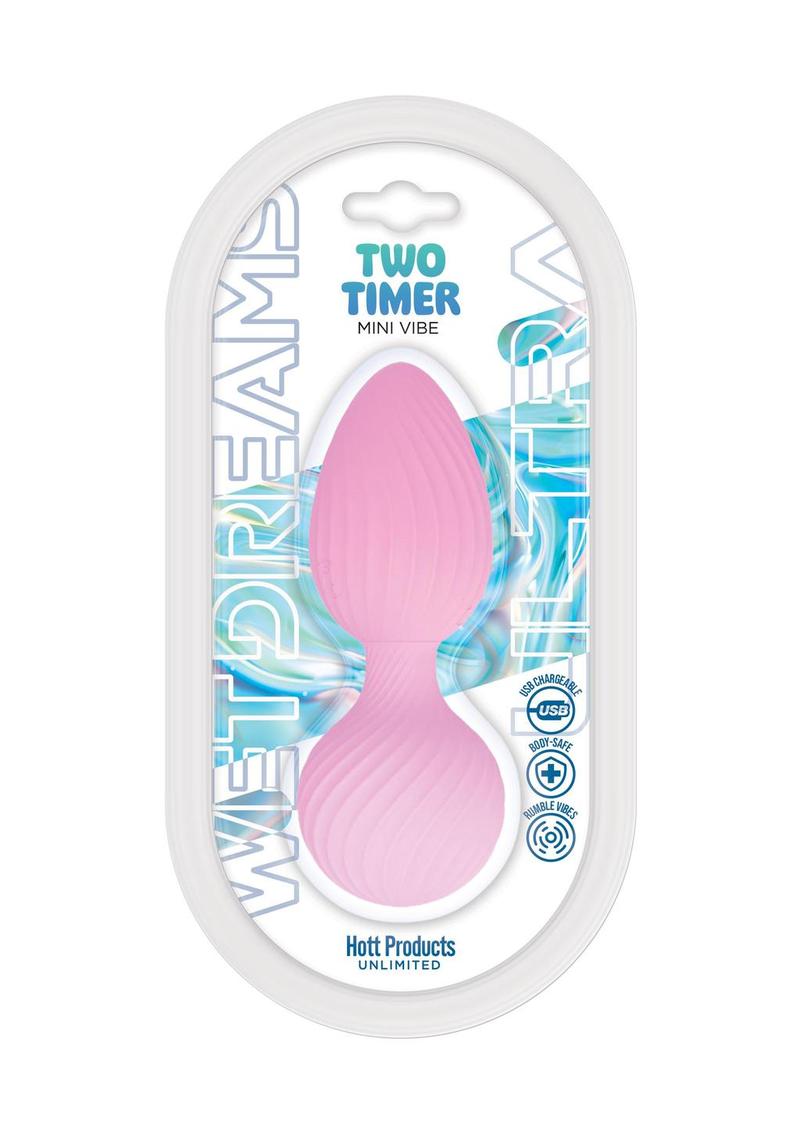 Bola de placer de silicona recargable Wet Dreams Two Timer - Magenta