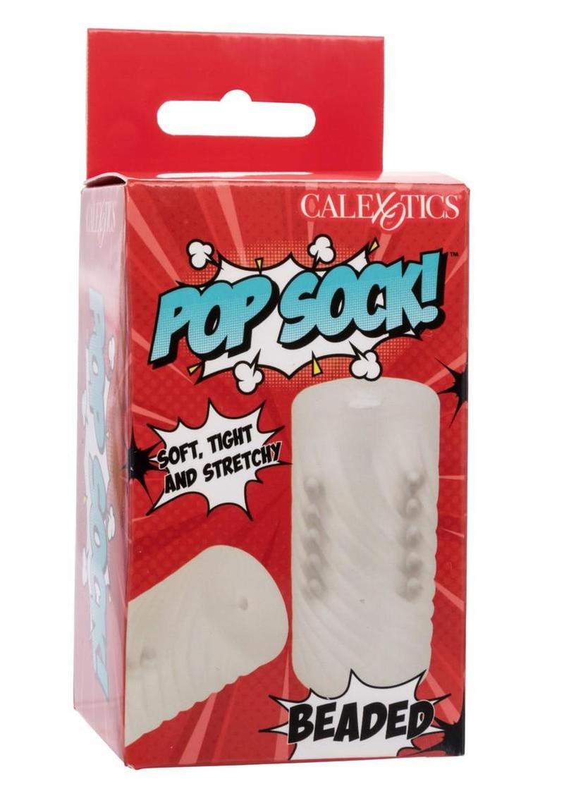 Masturbador con cuentas Pop Sock - Transparente