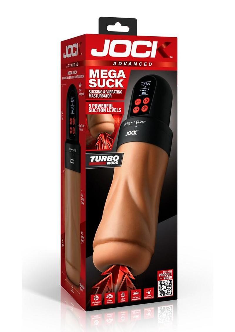Masturbador recargable con vibración y succionador de pene - Vainilla
