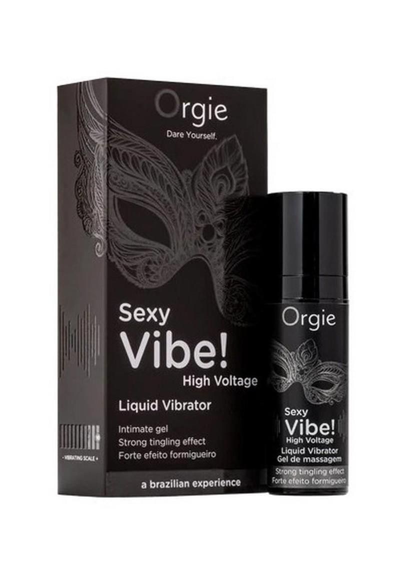 ¡Vibrador Orgie Sexy! Vibrador Líquido de Alto Voltaje