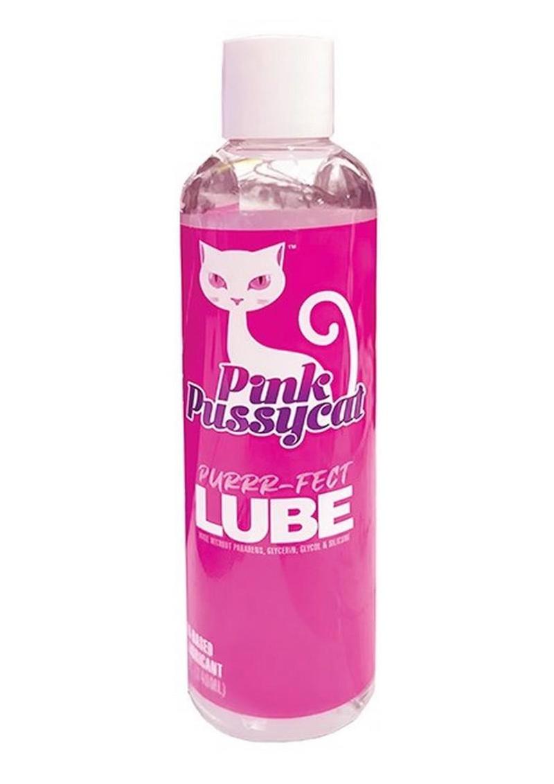 Lubricante a base de agua Pink Pussycat Purrr-fect de 4 oz.